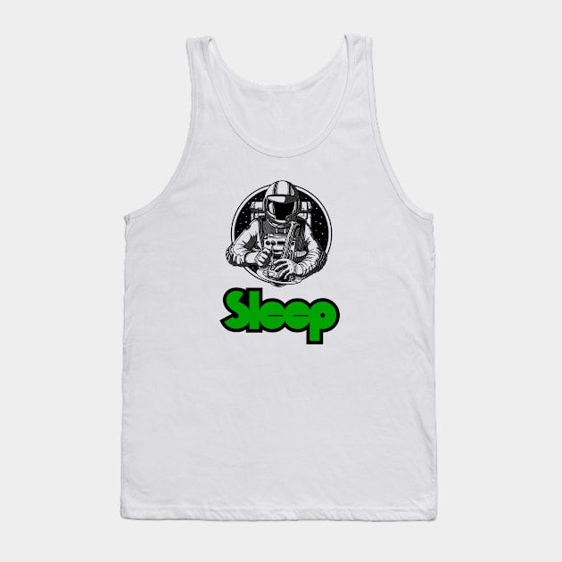 Sleep Band Marijuanaut Tank Top by chancgrantc@gmail.com